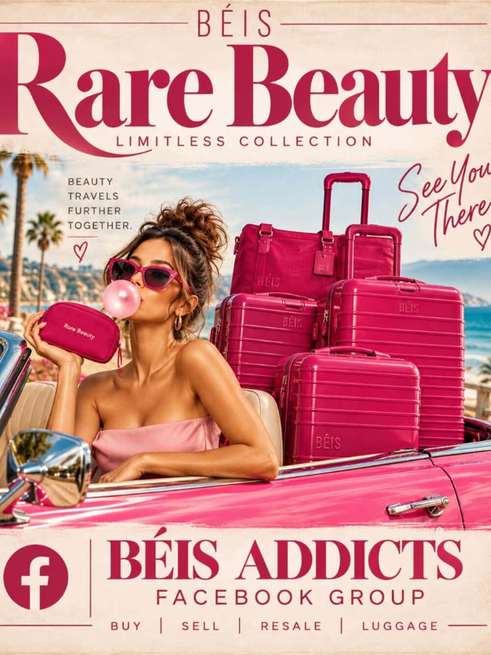 💗🧳 BÉIS x RARE BEAUTY IS TURNING HEADS! 💄 - Small